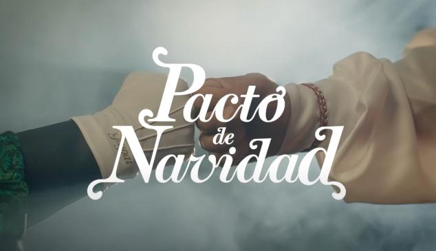 ジュゲットのクリスマス広告で三人の賢者とサンタクロースが協定を結ぶ