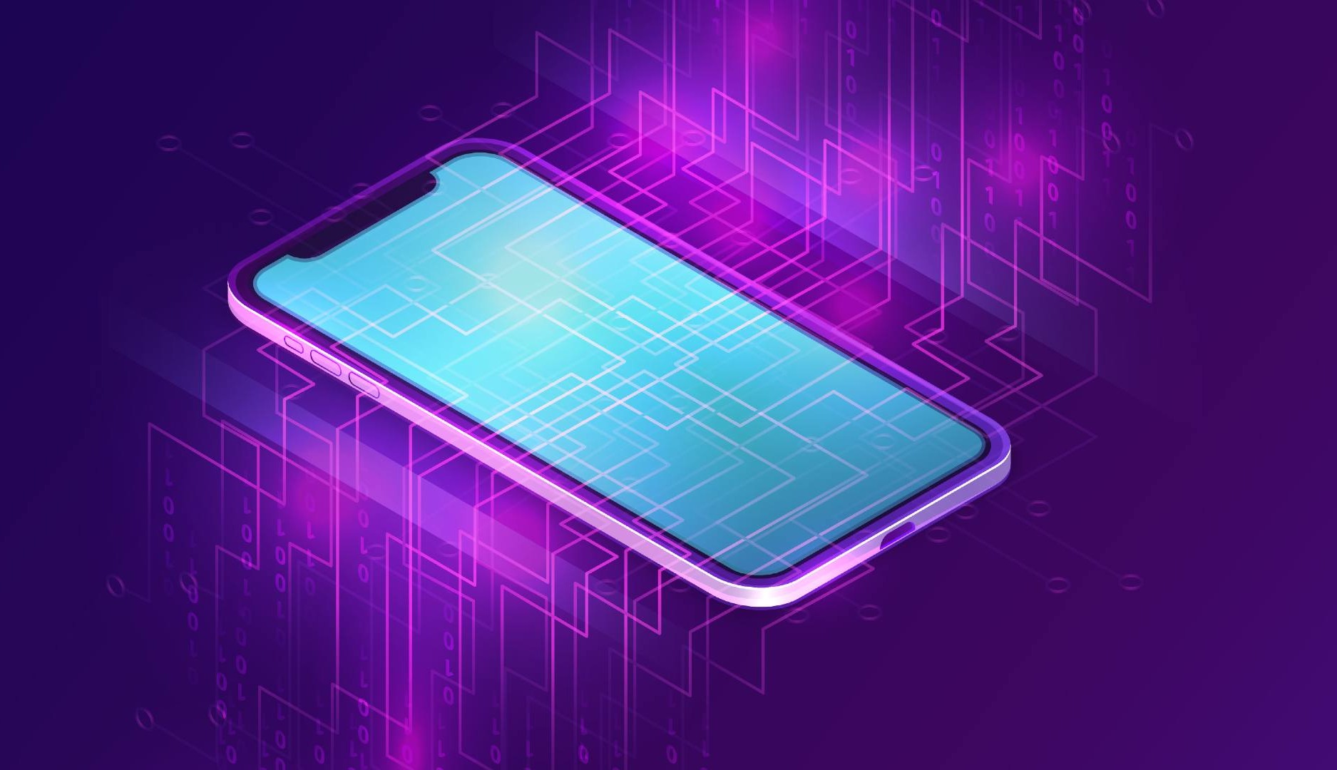 Ilustración de un teléfono móvil