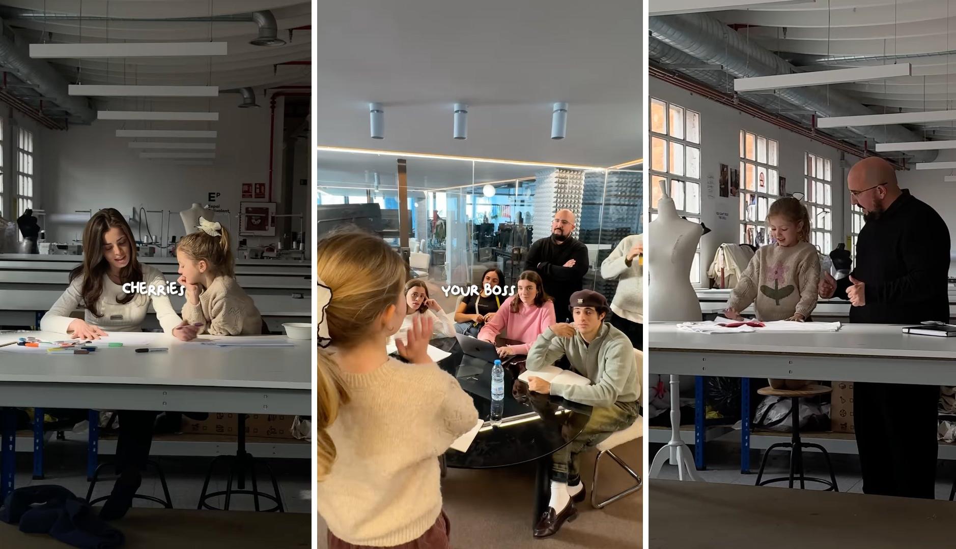 ヌードプロジェクトは、6歳の女の子に新しいコレクションを伝えるように委託します