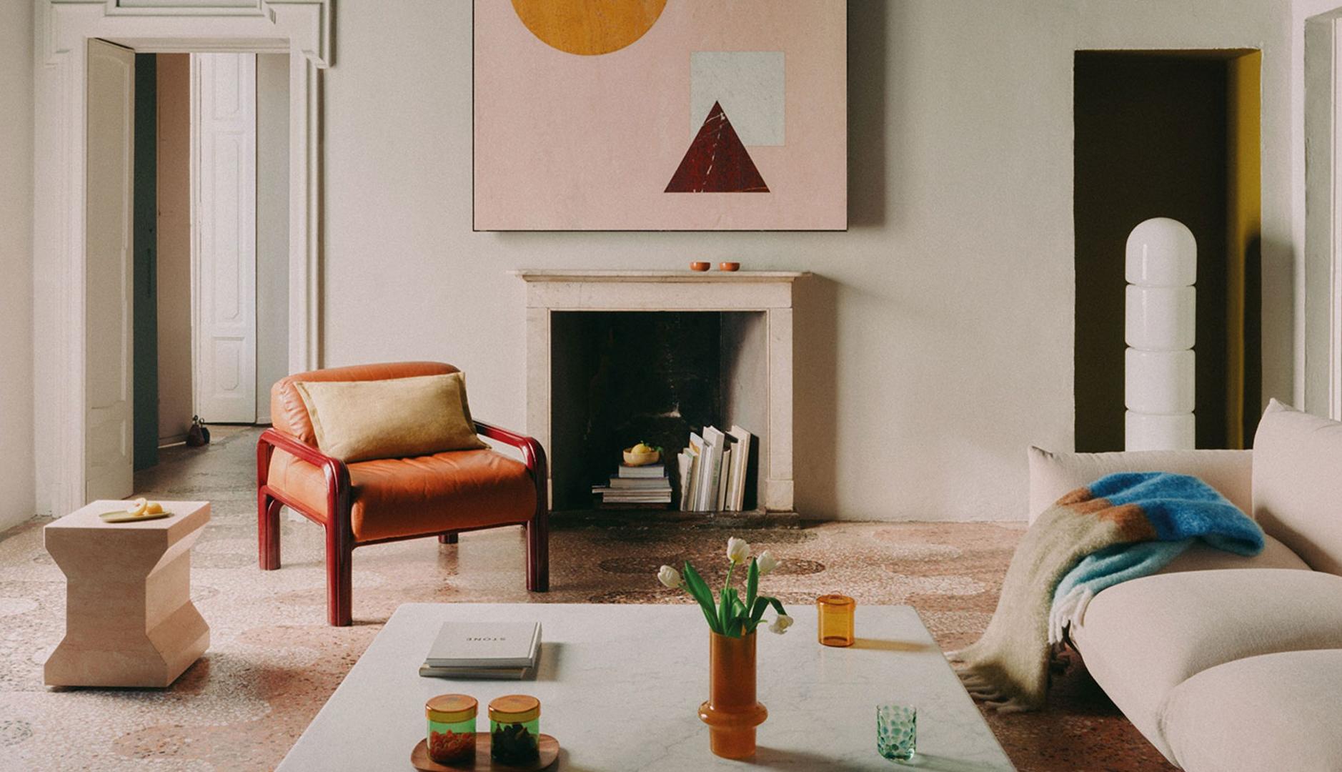 Espacio interior decorado con productos de Mango Home