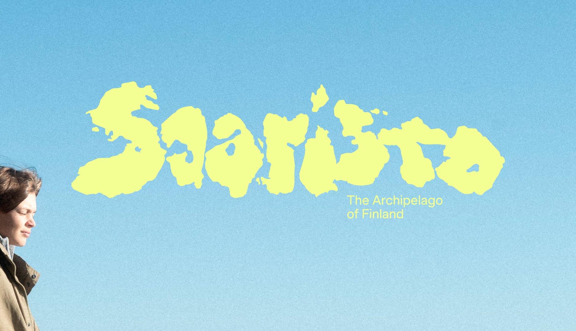 Logotipo de Saaristo sobre un cielo clareado