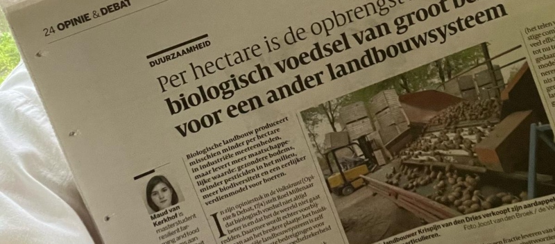 Volkskrantの迷惑から意見へ