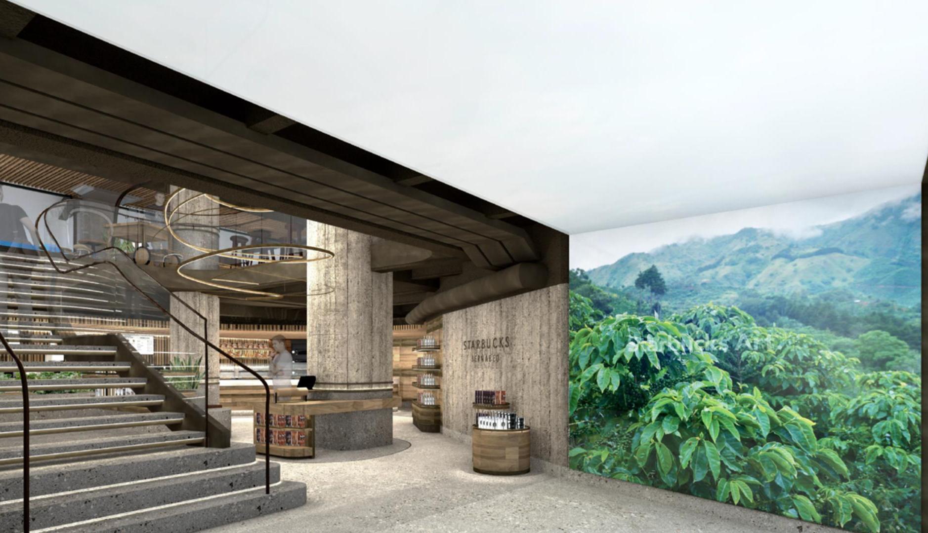 Tienda de Starbucks en Santiago Bernabéu