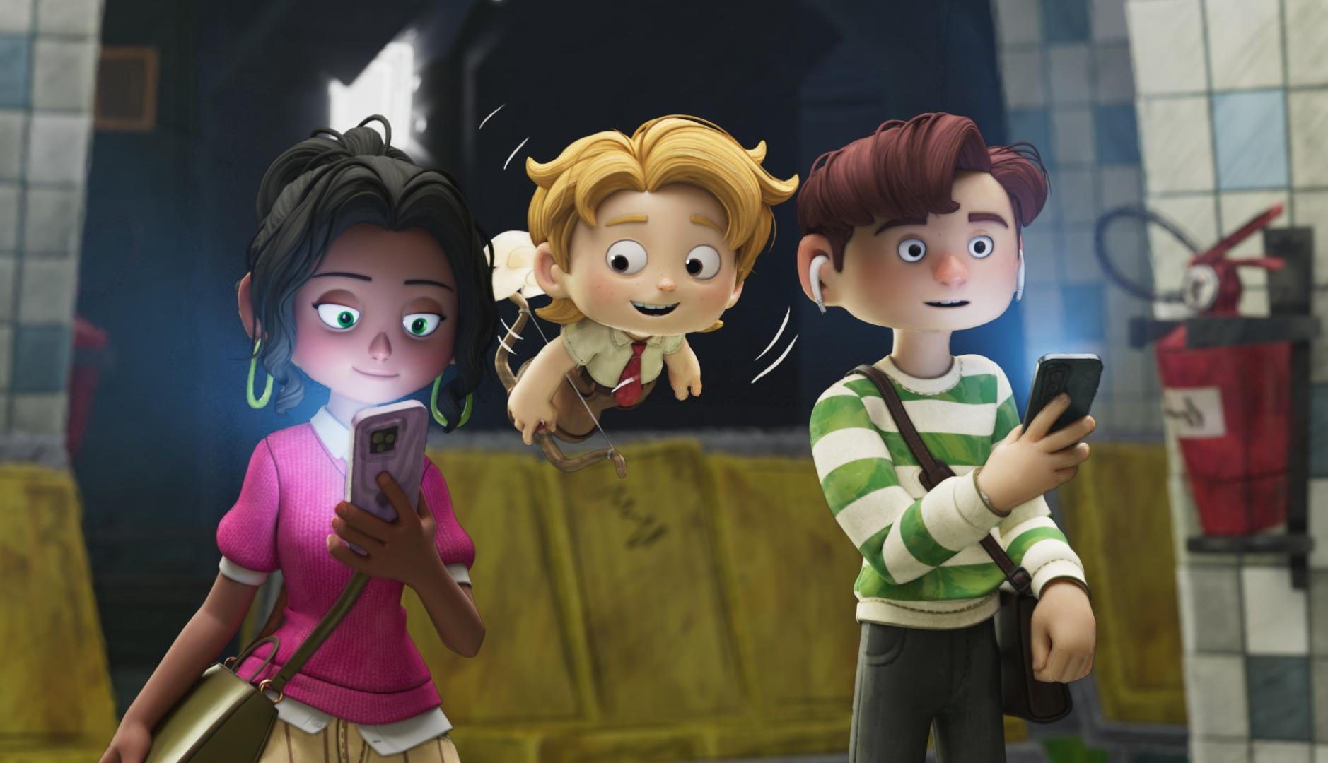 Fotograma del cortometraje "Fallin' in love" de Fini Golosinas