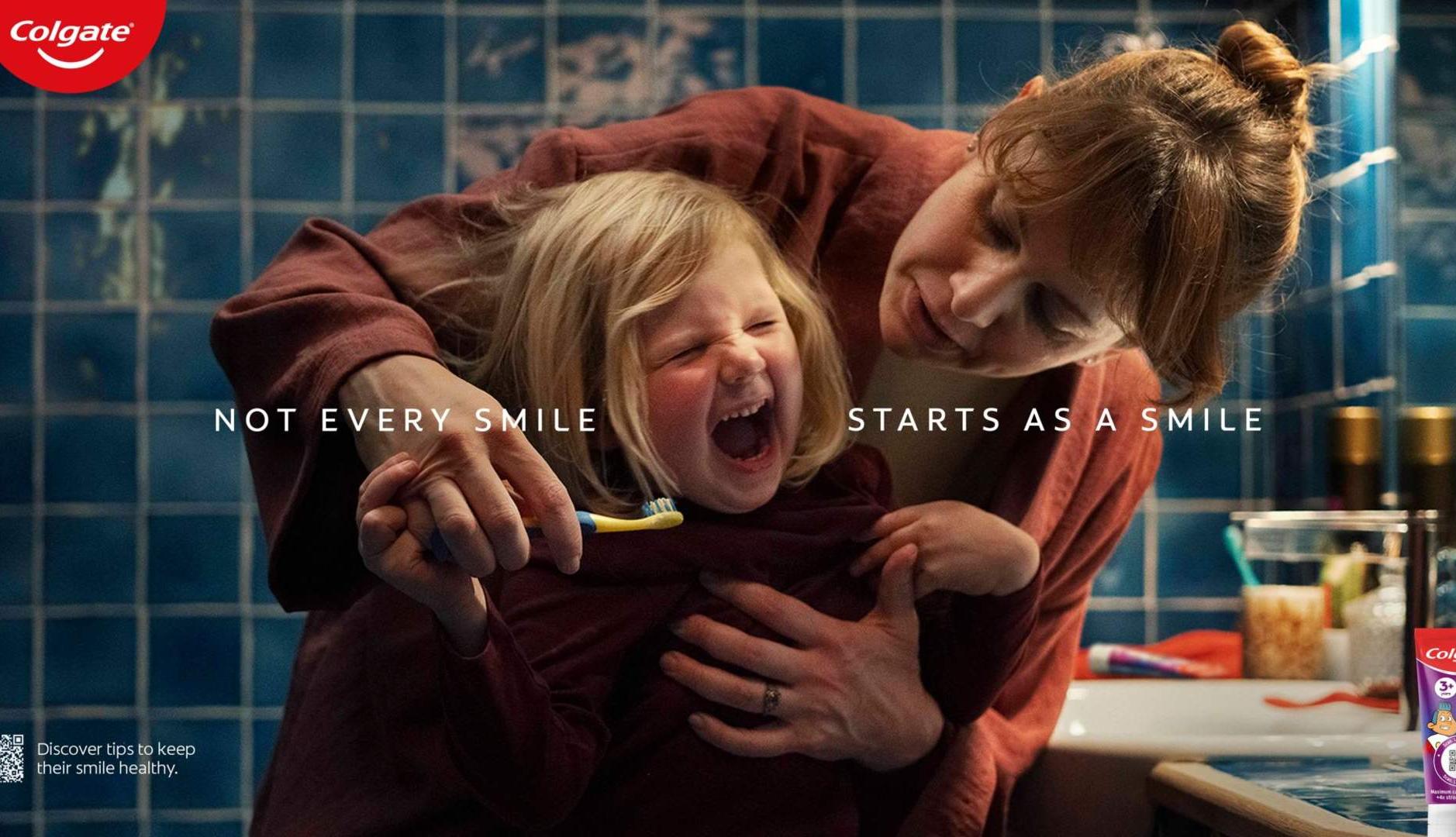 コルゲートは、子どもたちの間でより良い口腔ケアの習慣を促進するために笑顔の背後で戦いを描いています