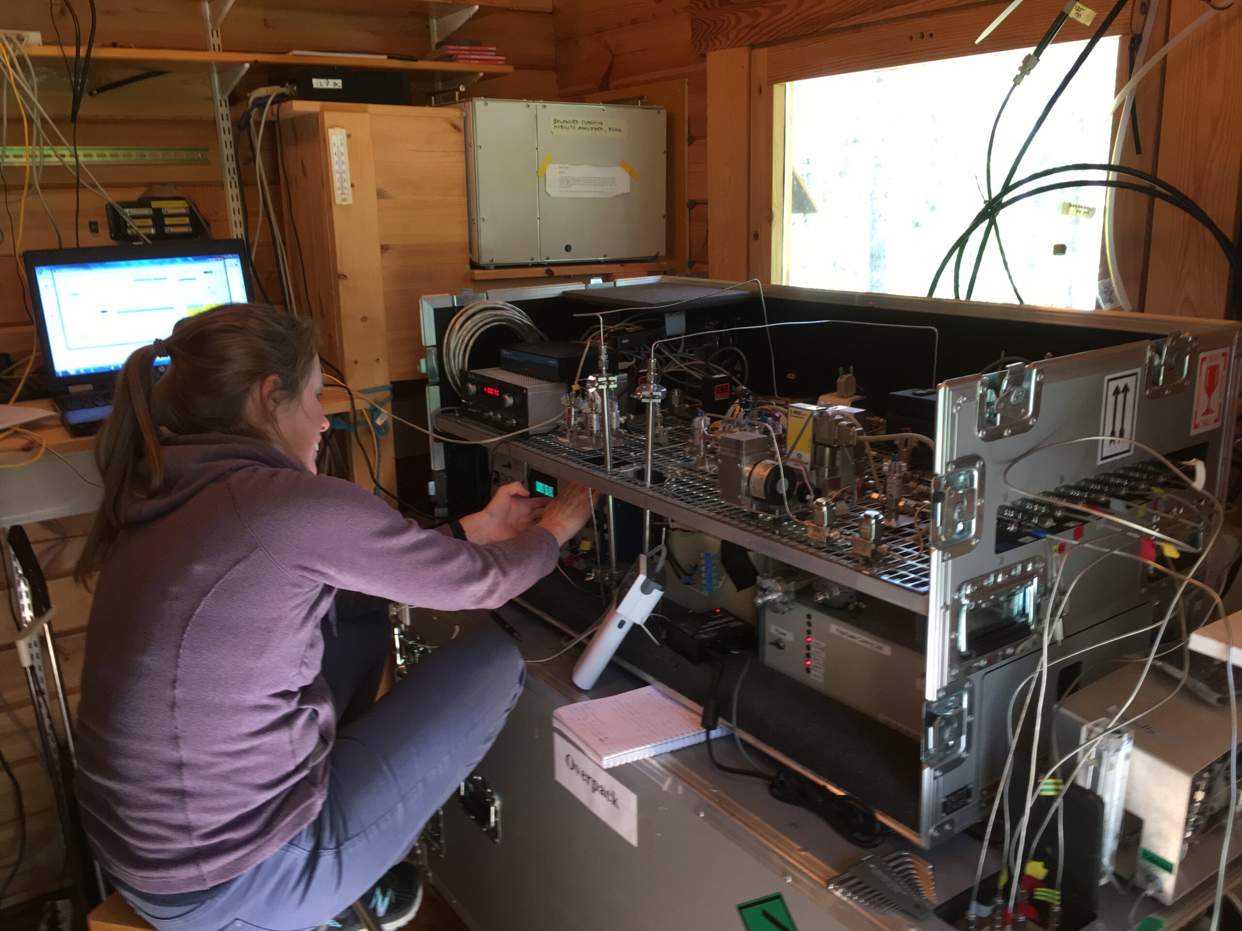 O2でCO2を測定します