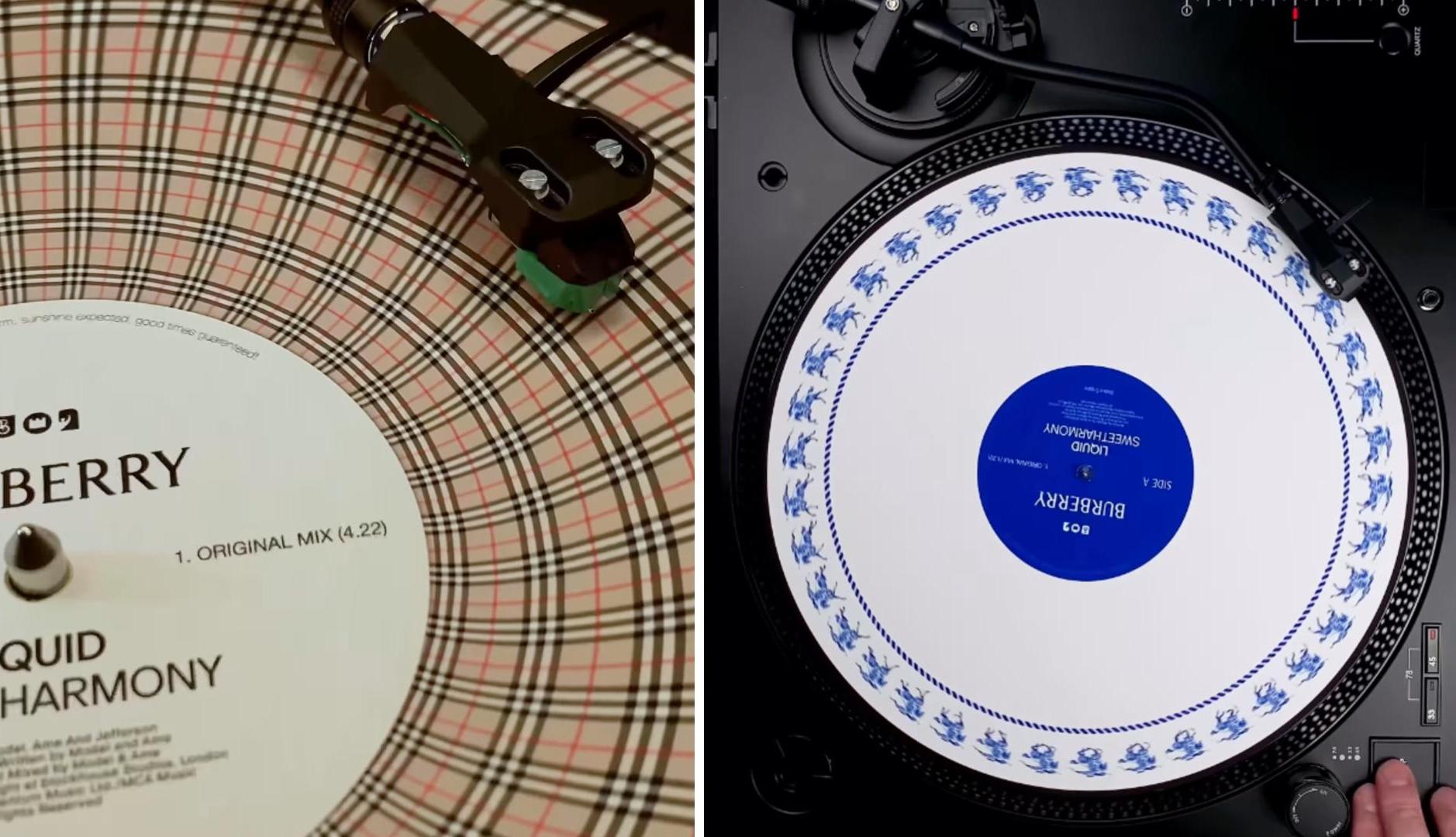 Discos de vinilo de Burberry
