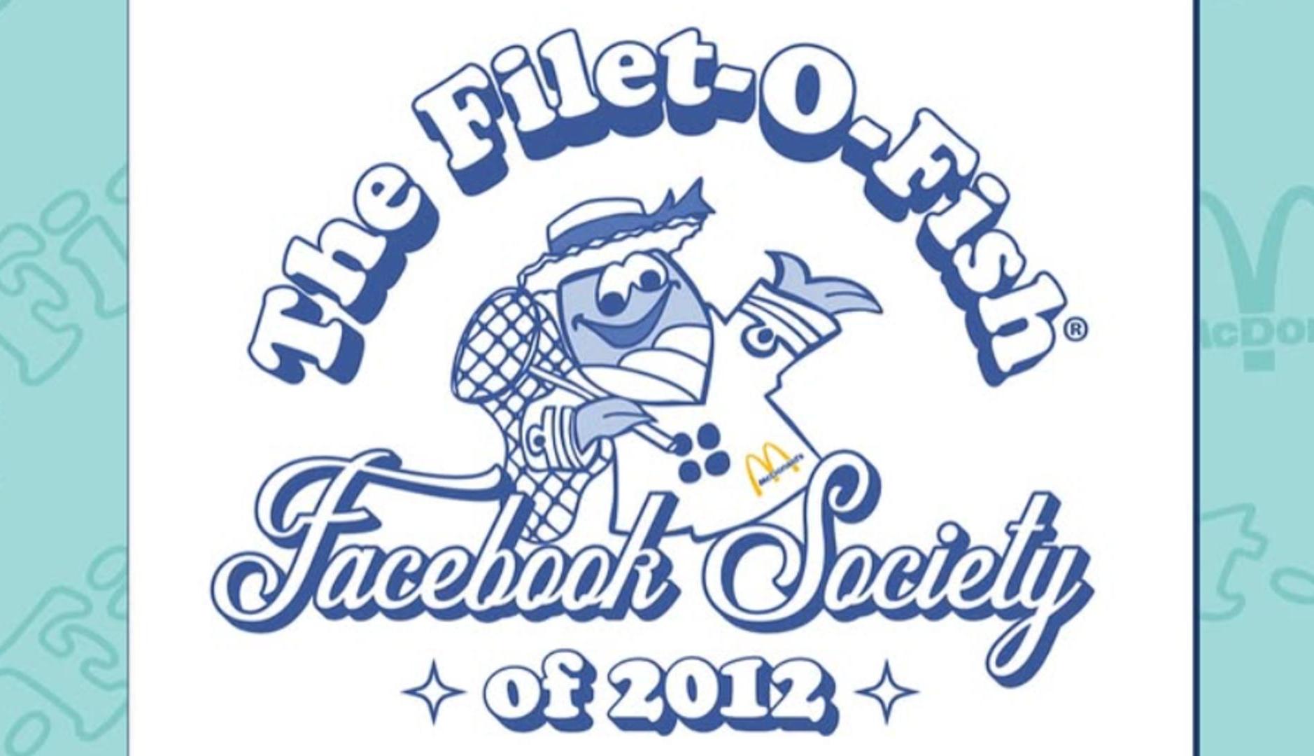 マクドナルドはFacebookグループと古いペットを復活させて、魚のハンバーガーをアイコンに変換します