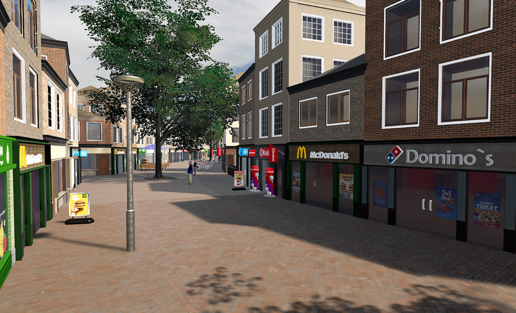 仮想都市での科学ショッピング