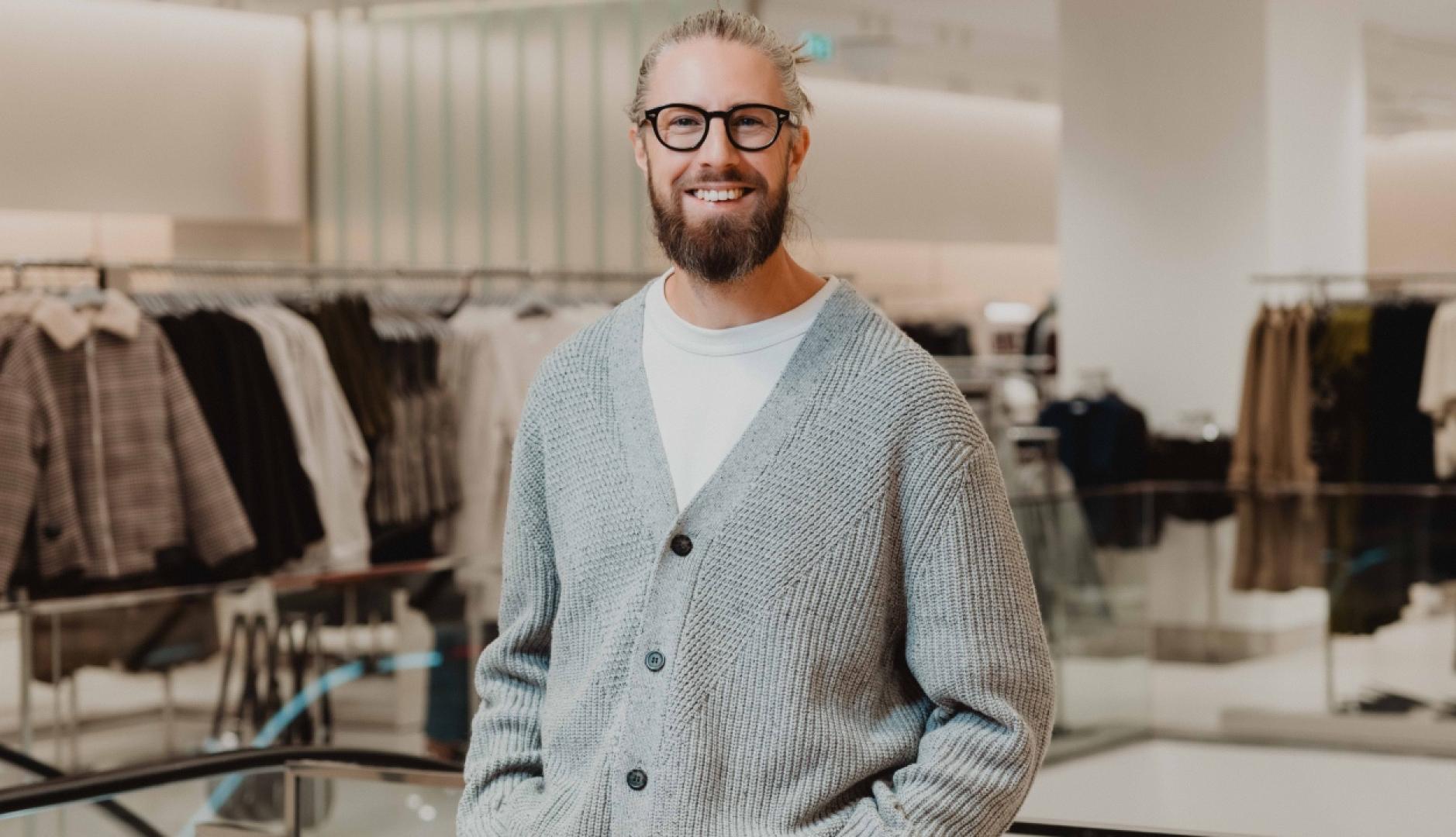 Una imagen de Johan en la flagship de H&M en Gran Vía (Madrid)