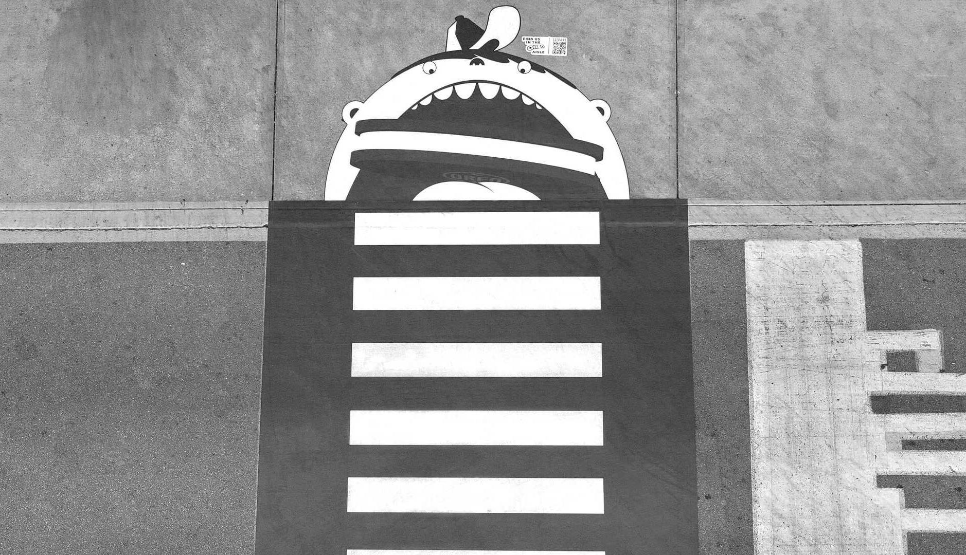 Oreoは、このクリエイティブトレードアクションでZebra Crossingsを割引クーポンに変換します