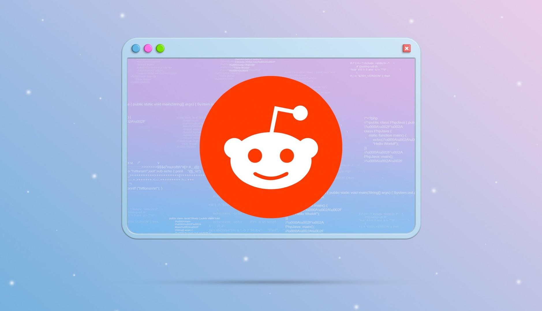 Logotipo de Reddit en la interfaz de un navegador
