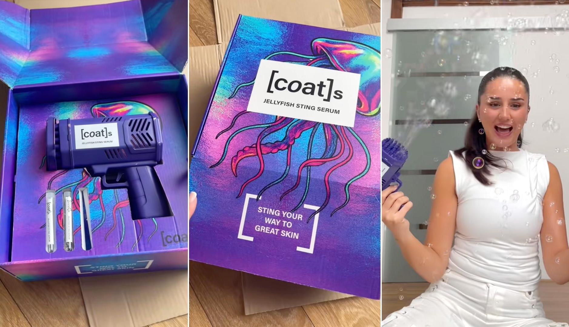 セラム・デ・メドゥサとバブルガン：このスキンケアルーチンは、美しさのトレンドで風刺