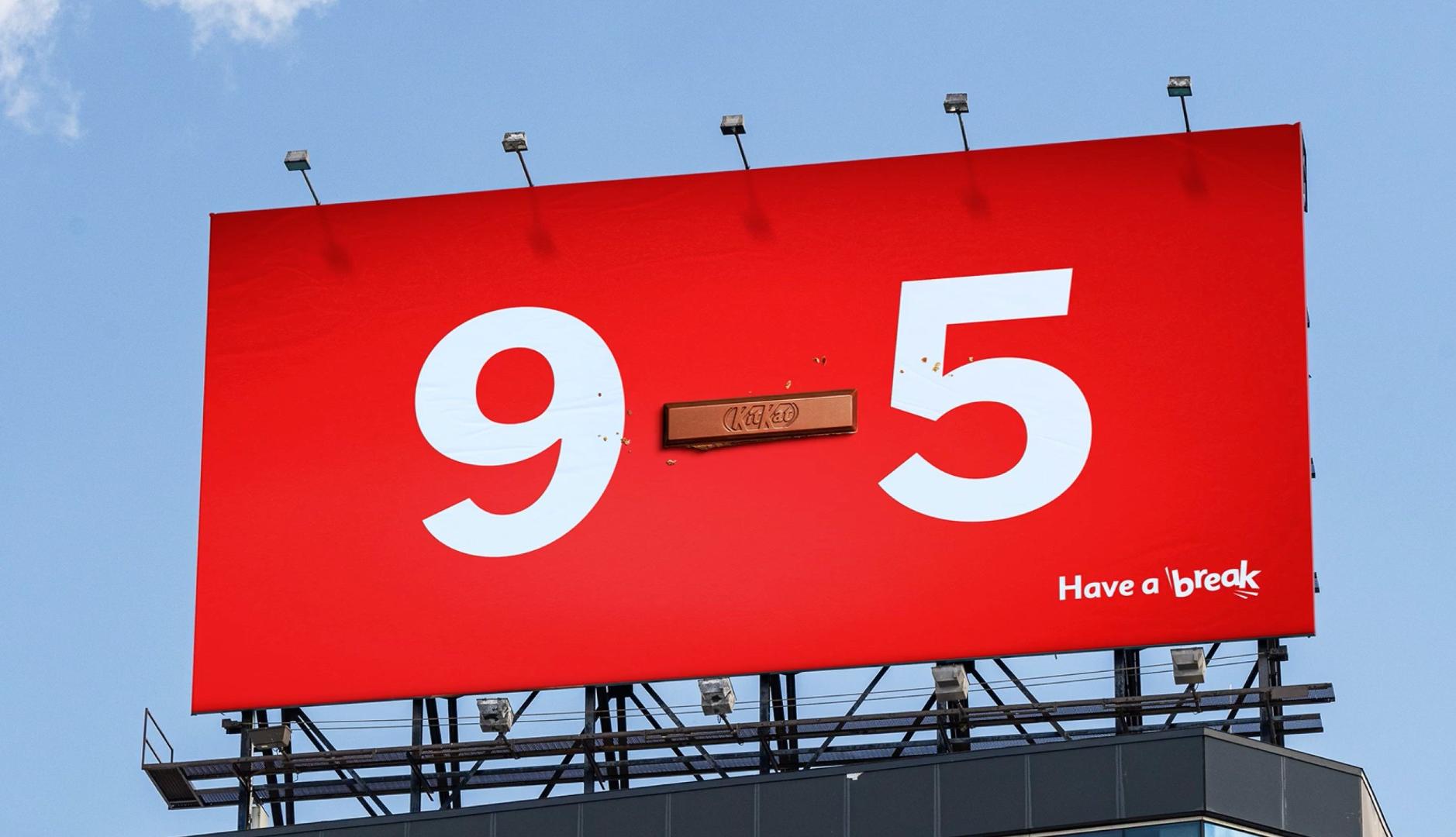 Gráfica publicitaria de KitKat