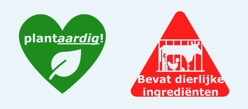 「ご注意ください：この製品には動物性原料が含まれています」