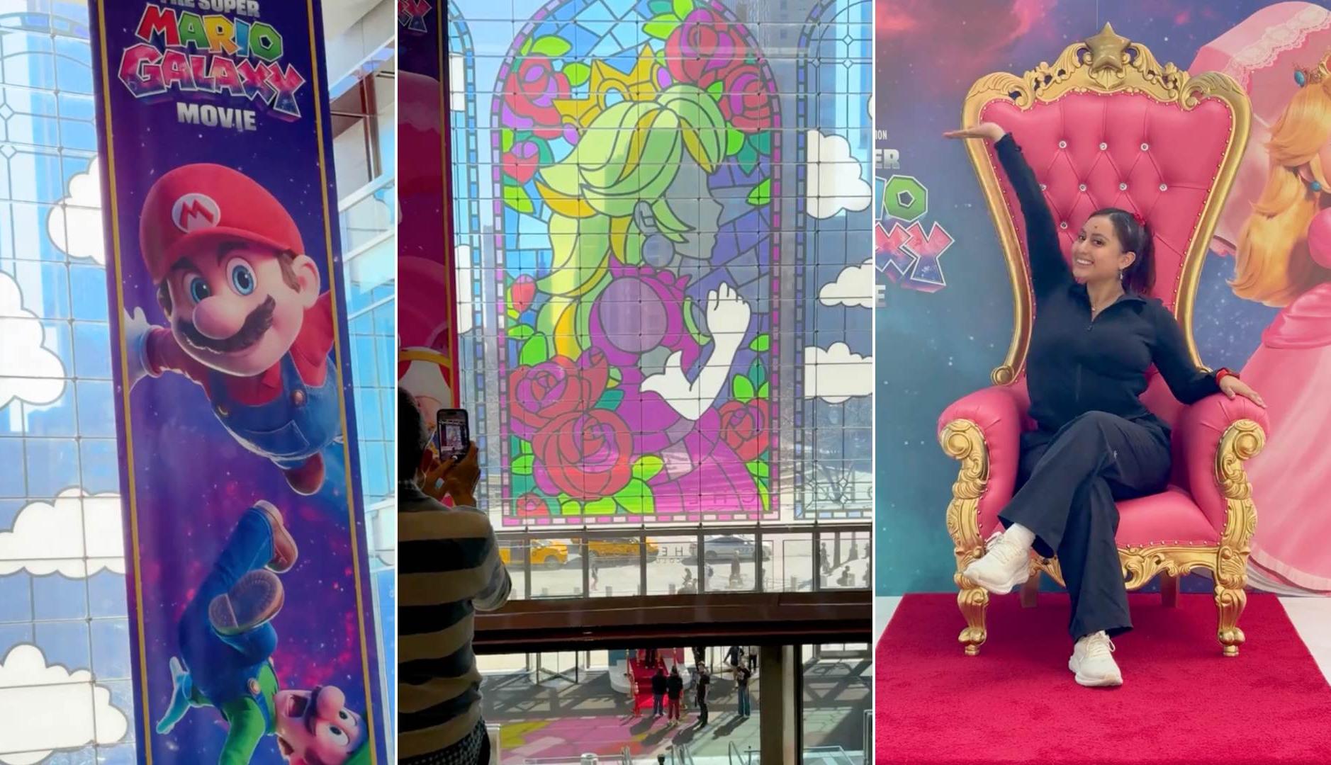 Vidriera de la Princesa Peach