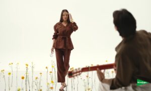 花とフラメンコ、エル・コルテ・イングレスの春の広告