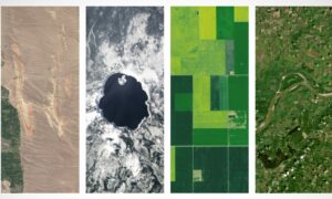 NASA が対話型ツールで衛星画像を使用して地球をタイポグラフィーに変える