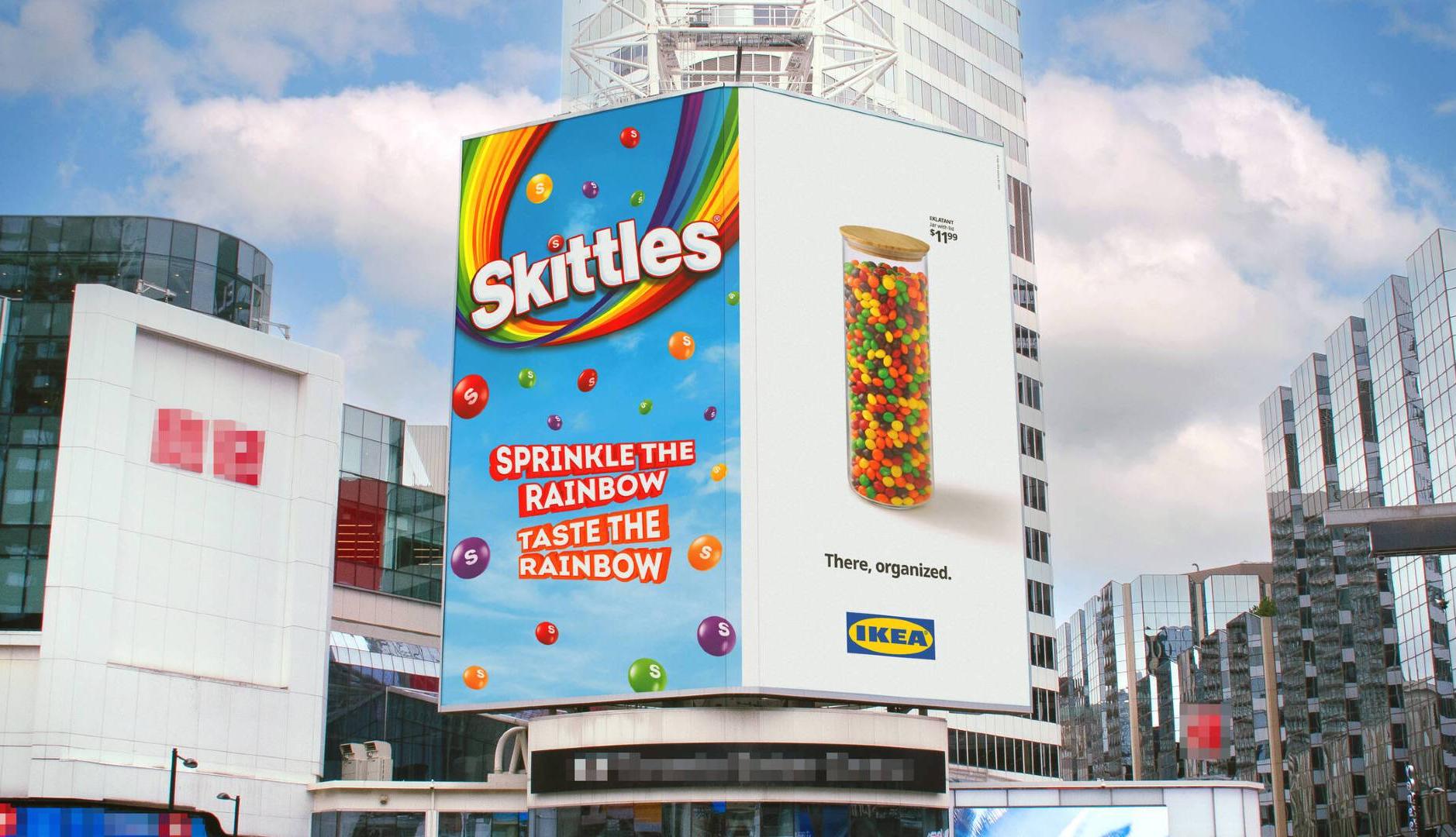 イケア・カナダは、他のブランドの「混乱」を整理することで自社の収納製品を強調しています