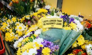 花から卵まで: このキャンペーンは英国の育児休暇よりも長く続くものに焦点を当てています