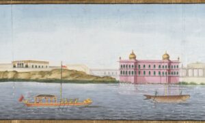 植民地時代のインドにおける芸術的融合を描く、謎に満ちた記念碑的な巻物が初めて一般公開される
