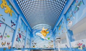 ポケモンの世界が地震後の復興を促進するために日本の空港を活性化