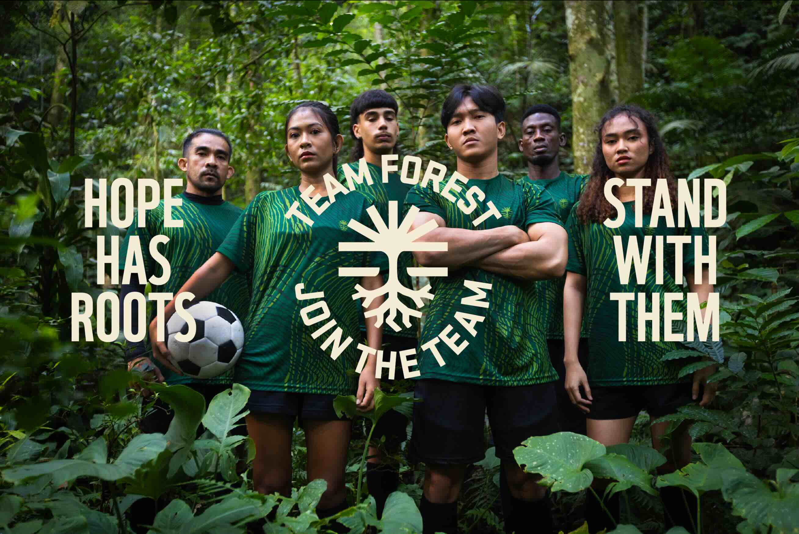 WWF「Team Forest」キャンペーンのグラフィック