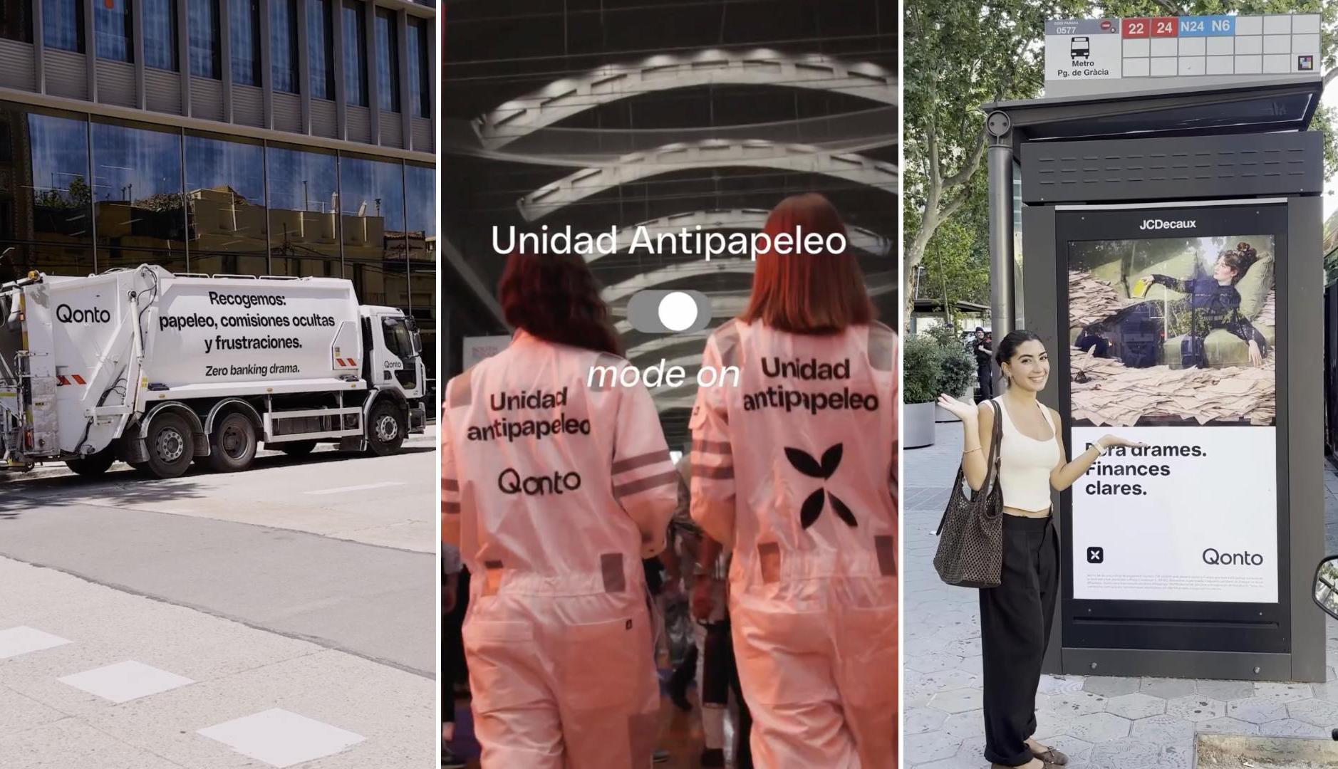 Campaña publicitaria de Qonto