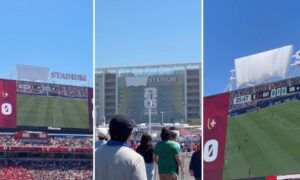 ワールドカップのスタジアムからロゴが「消える」リーバイスがロゴをコミュニケーションの機会に変える