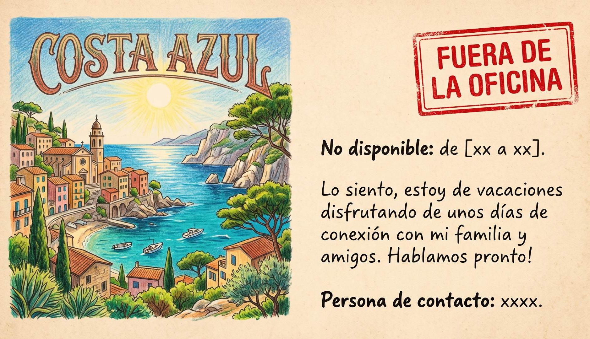 Postal creada con Google Gemini