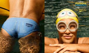 Speedo が楽しいミニオンのユニフォームを水着コレクションに変えます
