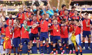 平均1,570万人の視聴者がスペインのワールドカップ優勝を観戦