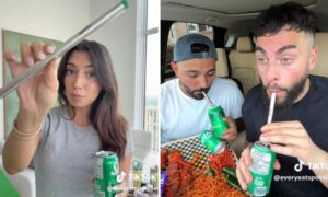 スプライトは特別なストローでモクバントレンドの中での優位性を追求します