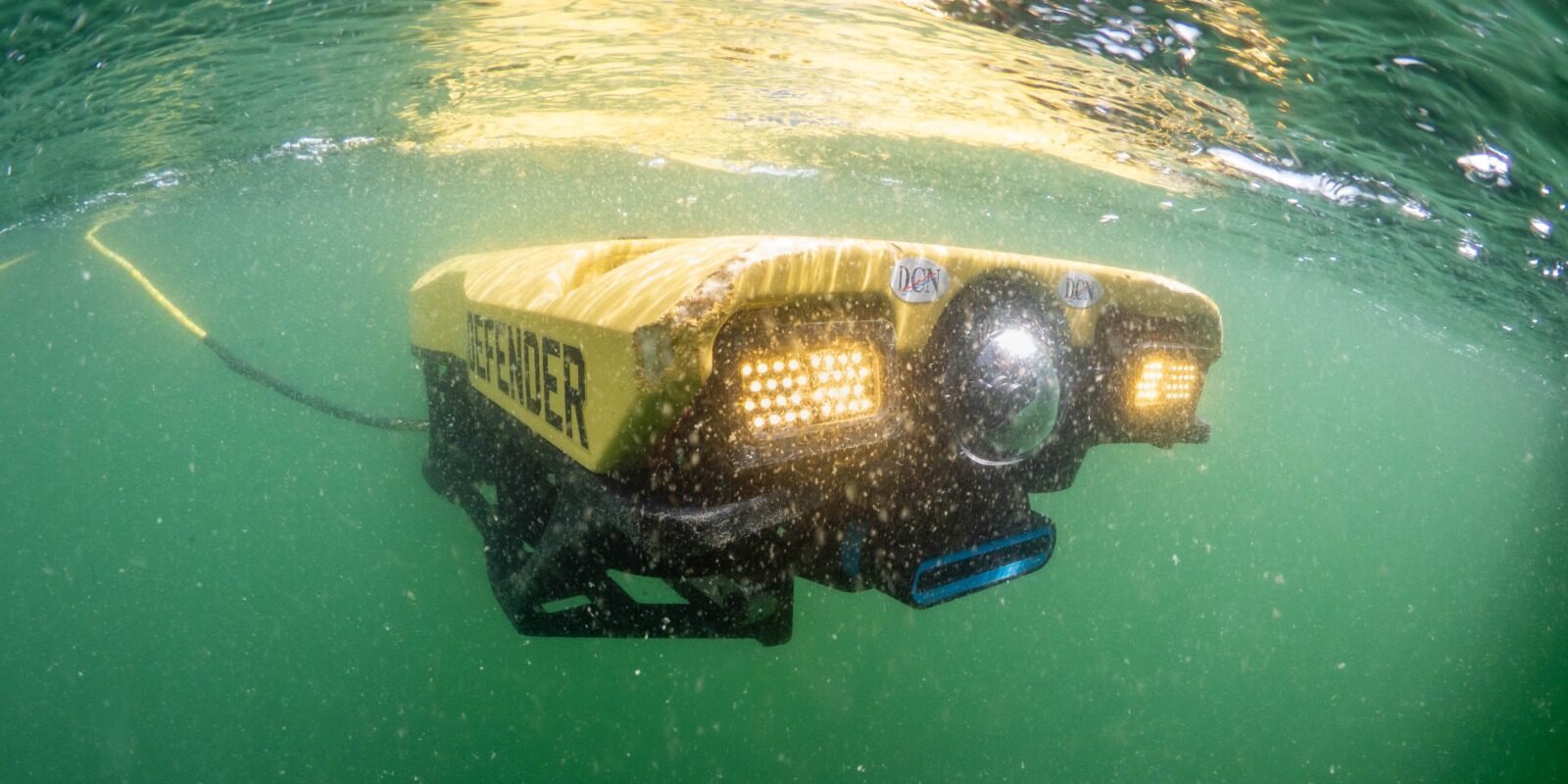デモショー：水中ドローンは北海に配備可能